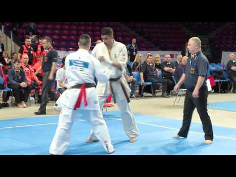 European Karate Championship Warsaw - Balogh Zsolt vs Fady Alan