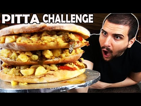 4 KG di PITTA CHALLENGE (Pane) | Cheat Day | MAN VS FOOD #PakiEats #PittaChallenge #FoodChallenge