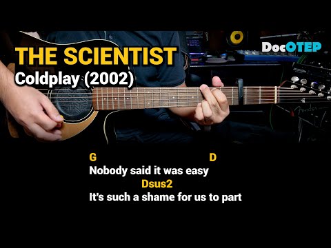 The Scientist - Coldplay (Easy Guitar Chords Tutorial with Lyrics)