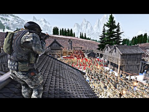 10,000,000 Zombies Are Attacking Northern Towns to HUNT - Epic Battle Simulator 2 - UEBS 2