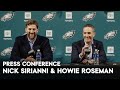 Nick Sirianni and Howie Roseman Recap NFL Draft Night 1