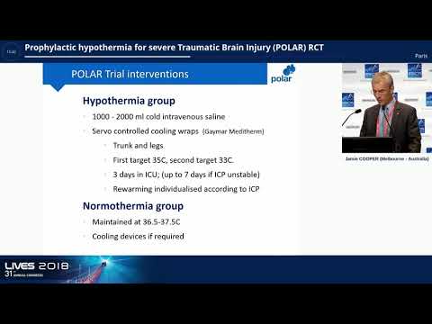 Effect of Early Sustained Prophylactic Hypothermia in Patients With Severe TBI