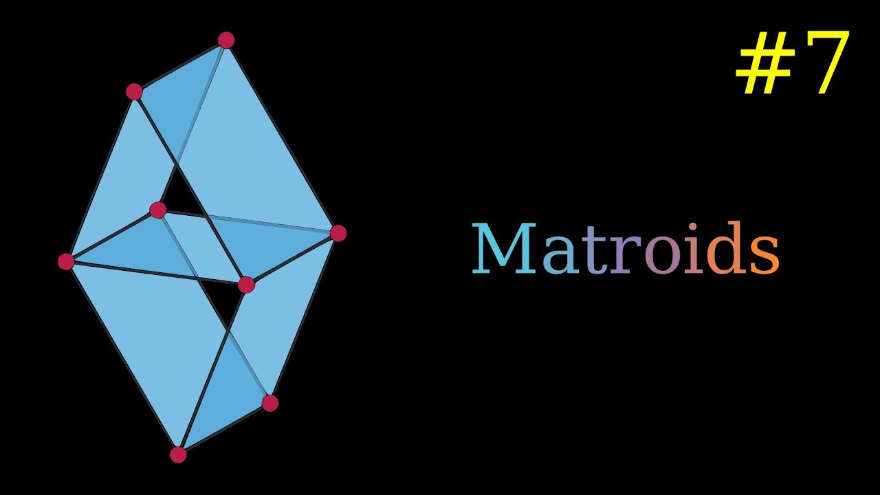 Matroids - Greedy Algorithms - Algorithms Part 7