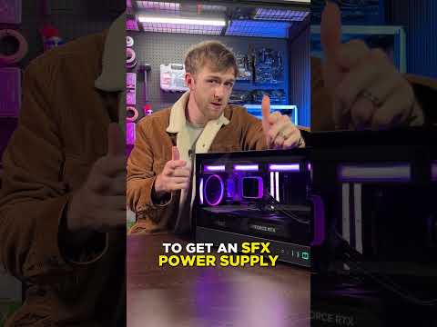 This tiny mATX case is INSANE! #matx #pccases