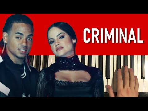 HOW TO PLAY - Natti Natasha, Ozuna - Criminal (Piano Tutorial Lesson)