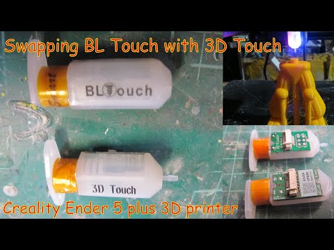 3D print swapping BT touch for 3D touch