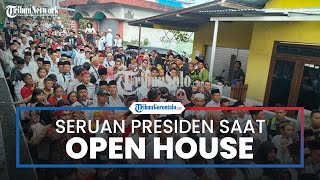 Seruan 'Presiden' Nyaring Terdengar saat Open House Ganjar di Tawangmangu