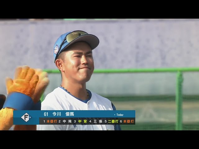 【ファーム】 ファイターズ・今川優馬選手 ヒーローインタビュー 8月13日 北海道日本ハムファイターズ 対 オイシックス新潟アルビレックスBC