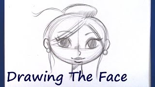 How to Draw A Cartoon Face (Beginner Level)