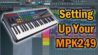 Video thumbnail for AKAI MPK249 Setup and Use with FL Studio Tutorial ! by Professoar