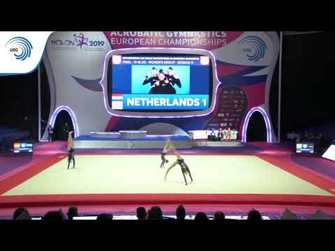 Women's group Netherlands - 2019 European Age Group competitions, 11 - 16 final