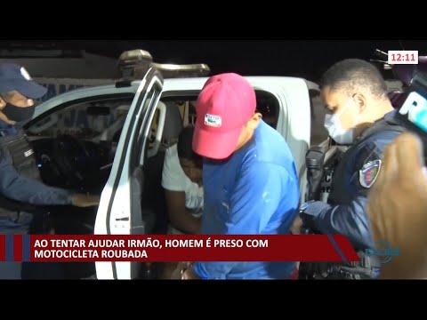 IrmaÌƒos saÌƒo presos por roubar motocicleta 14 09 2021