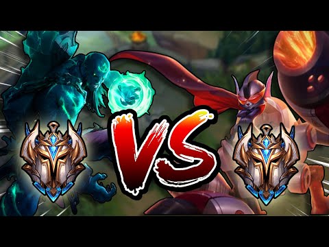 1v9ing as RYZE TOP in Challenger 5v5 Scrims