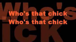Rihanna - Who&#39;s that chick Lyrics