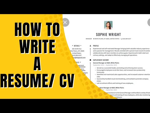 HOW TO WRITE THE BEST RESUME/ CV IN 2022