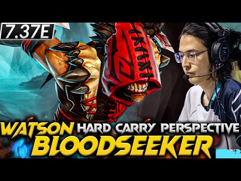 7.37E - Watson Bloodseeker The Hard Carry : Gaimin Gladiators vs Parivision Blast Slam II Dota 2 Pro