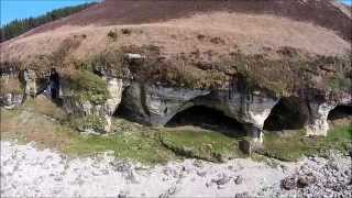 preview picture of video 'Kings Cave - Arran'