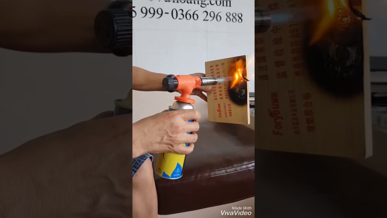 So sánh với plywood thường khi cháy