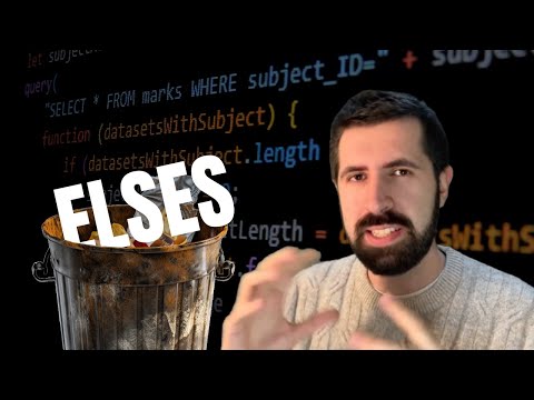 Cómo mejoro mi código eliminando ELSEs