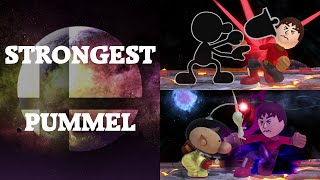Super Smash Bros. 4 - Who has the strongest Pummel?