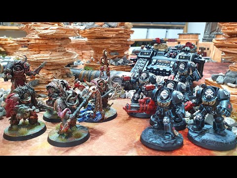 Black Templars vs Death Guard, 3000 point Warhammer 40k battle report