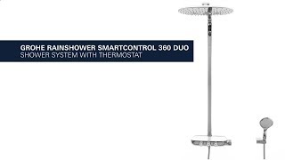 Grohe Rainshower SmartControl douchesysteem 360 - duo - Chroom