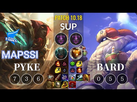 AF MapSSi Pyke vs Bard Sup - KR Patch 10.18