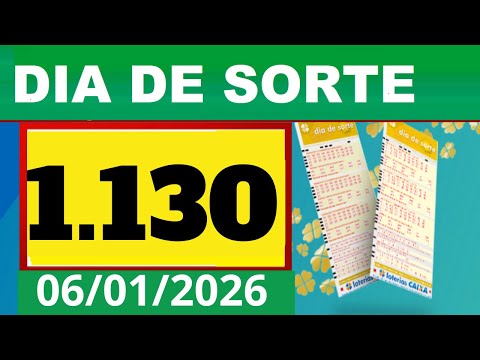 Resultado do DIA DE SORTE Concurso 1160, Sorteio dia 06/01/2026