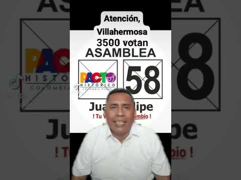 3 mil habitantes de Villahermosa votan Asamblea Pacto Histórico 58 #tolima