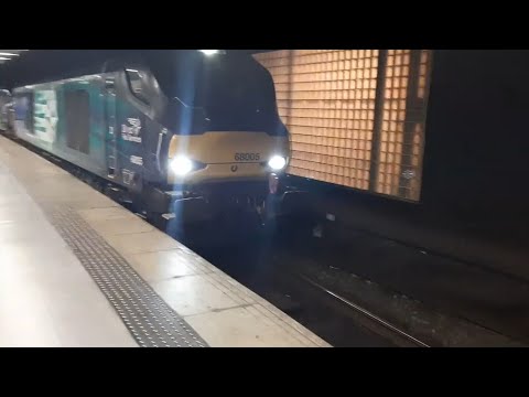 DRS Nuclear train passing through Sunderland train station