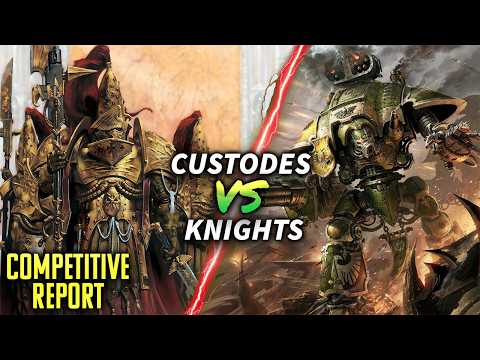 Imperial Knights vs Custodes #warhammer40k #battlereport