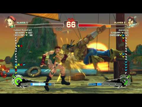 SSFIVAE~ Cammy (CafeId RoseCarl) vs.  T.Hawk (merokog) HD