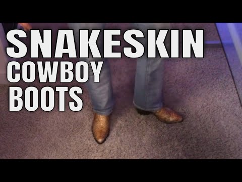 Snakeskin Cowboy Boots | Cowboy Snakeskin Boots Review