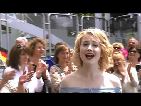 [HD] -  Sarah Jane Scott - Was war los gestern Nacht - 19.06.2016 - ZDF Fernsehgarten