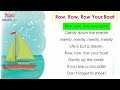 Rhyme: Row, Row, Row Your Boat. Class 3 English For Today. Unit 4. New Curriculum.