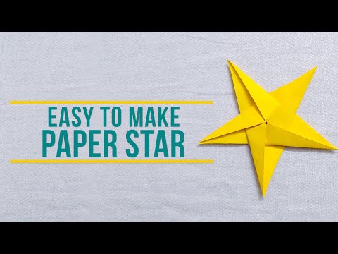 HOW TO MAKE PAPER STAR