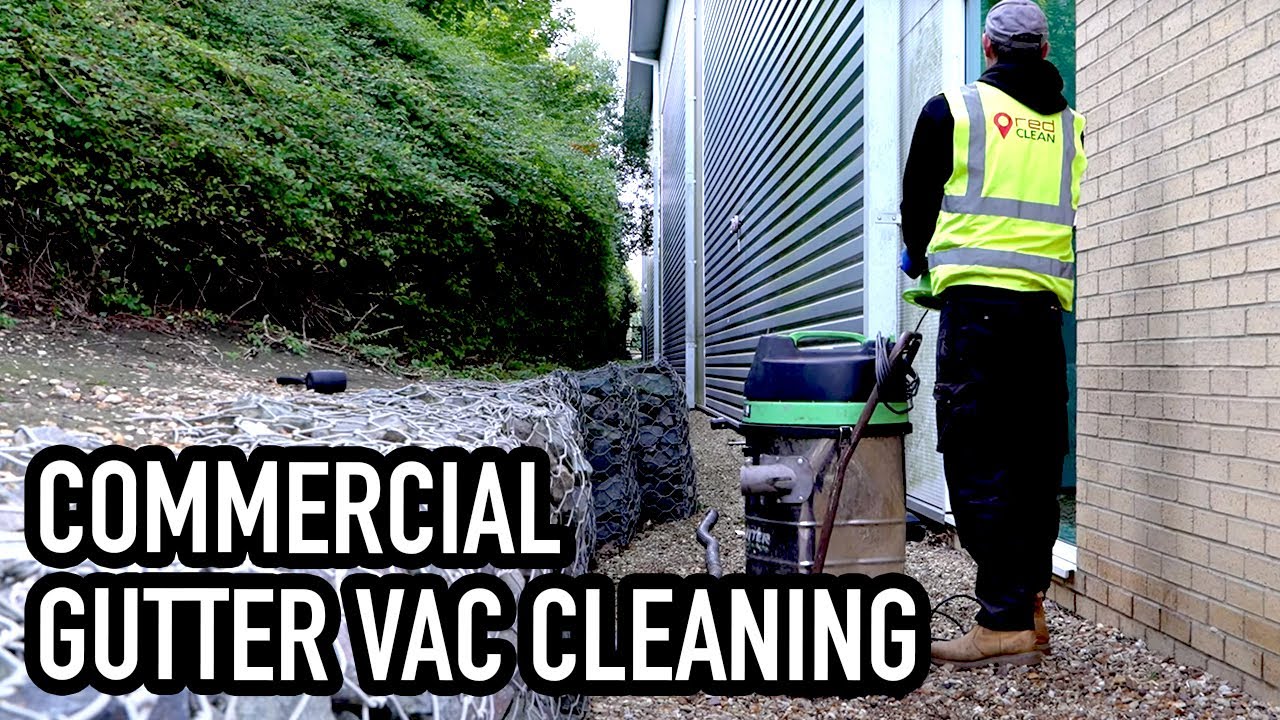 Commercial Gutter Vac Cleaning