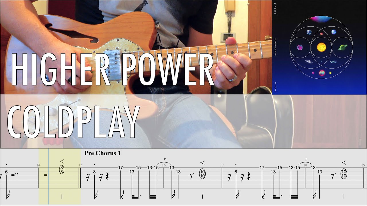 Higher Power Coldplay Cover • Guitar Tab • Tutorial • Lesson