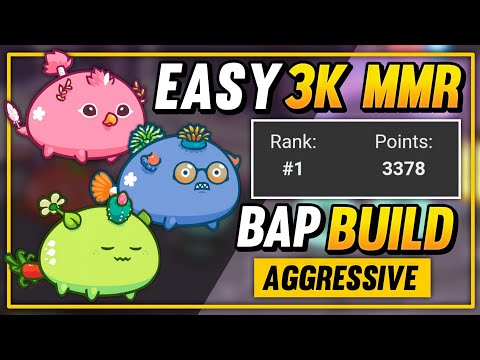 TOP 1 RANK | 3K MMR LINEUP - BIRD AQUA PLANT BEST BUILD META | AXIE INFINITY