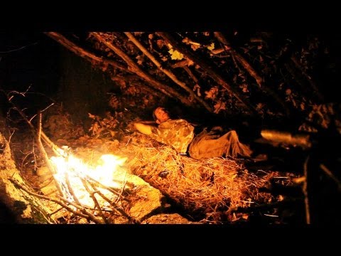 How to Build a Bed for Outdoor Shelter | Survival Skills