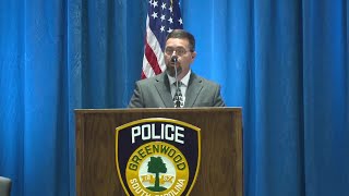 Rev. Chuck Sprouse gives Message of Hope and last prayer at funeral for Officer DJ Keller