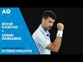 Novak Djokovic v Adrian Mannarino Extended Highlights | Australian Open 2024 Fourth Round