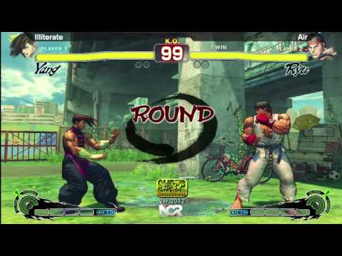 Illiterate vs Air - Super Street Fighter 4: AE Ver. 2012 - NCR11 Pool Play
