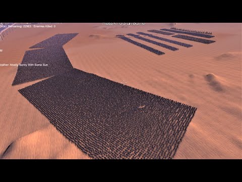 Massive Orc Army attacks Well Organised Medieval Army | Ultimate Epic Battle Simulator | UEBS