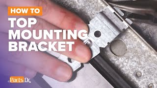 How to Install the Top Mounting Brackets on a Whirlpool Maytag Dishwasher Part # WP8269145