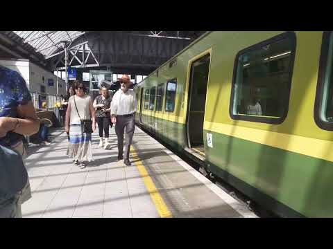 2 DART Trains at Dublin Pearse Station 8300 Class 8334 and 8520 Class 8633+REFURBISHED DART 9/8/22
