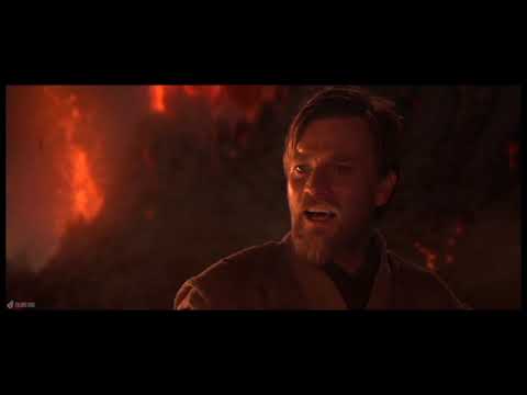 Obi Wan vs Anakin   Duel on Mustafar Part 2   Star Wars Revenge of the Sith 2005 Movie Clip 4K