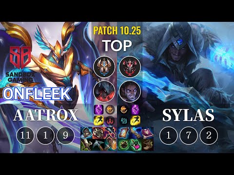SB OnFleek Aatrox vs Sylas Top - KR Patch 10.25