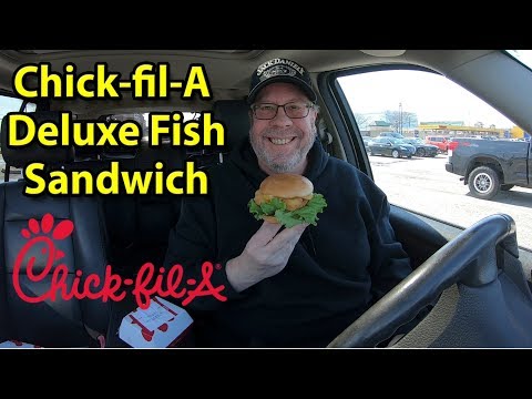 Chick-fil-A® | Deluxe Fish Sandwich  🍔🐟 👀  | Taste Test & Review | JKMCraveTV