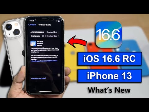 New Update for iPhone 13 - iOS 16.6 RC - What's New - How to Install on iPhone 13